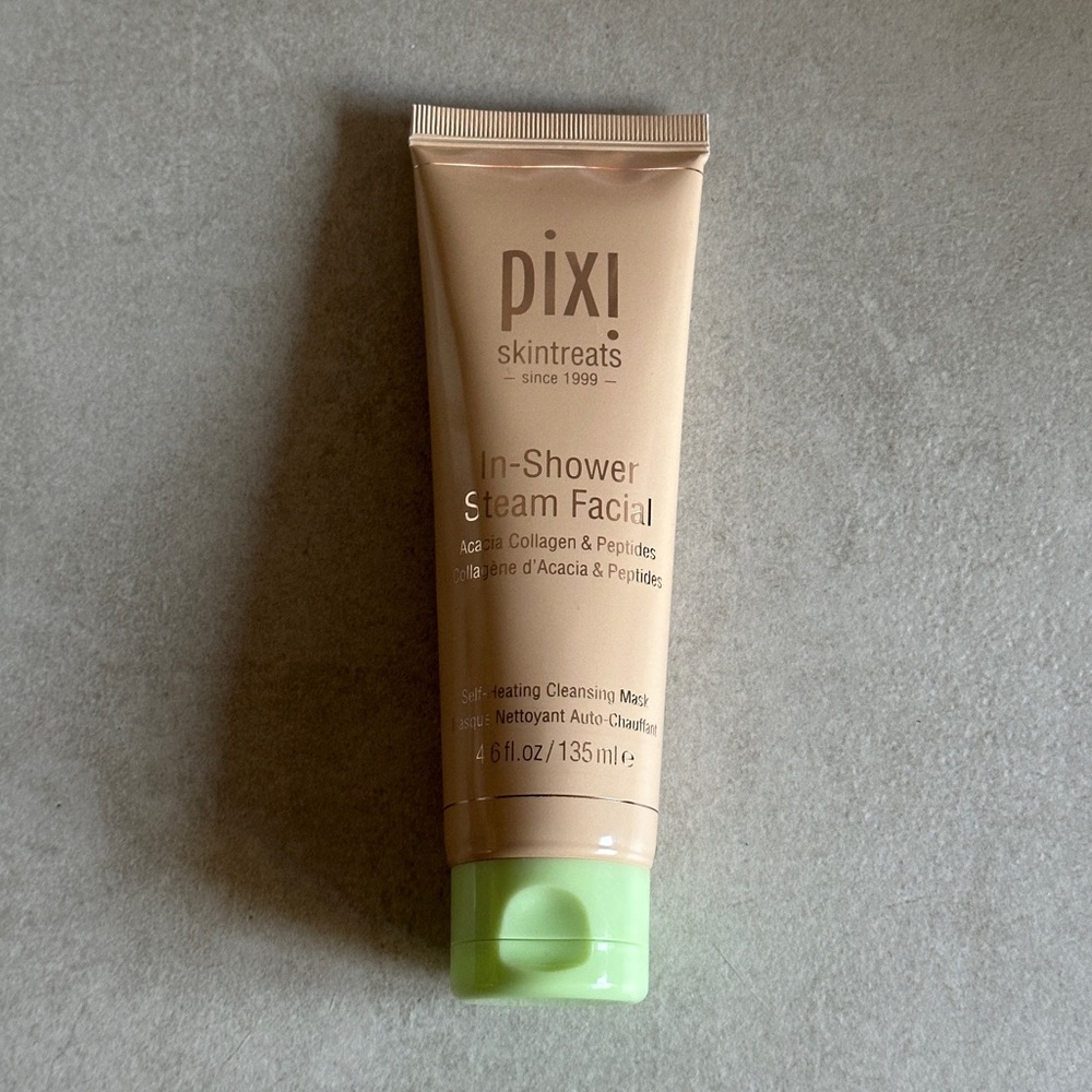 Pixi In-Shower Steam Facial with Acacia Collagen & Peptides - Self-Heating Mask